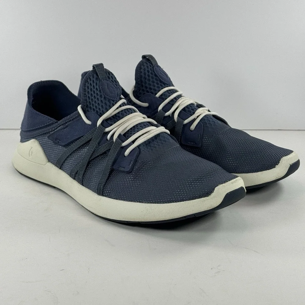 Olukai Holo Navy‎ Mesh Boat Athletic Running Walking Shoes Beach Men's Size 11.5